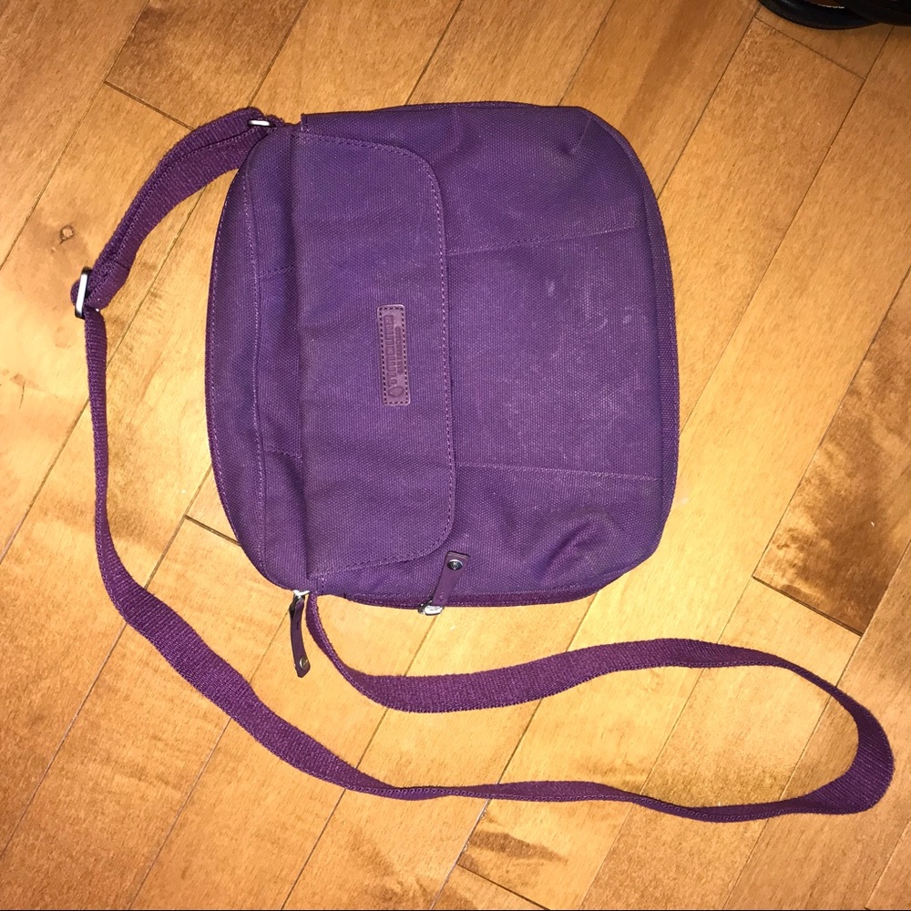 Timbuk2 purple canvas bike bag / crossbody